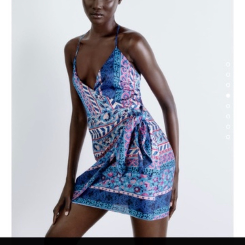 Zara Women's Blue dress